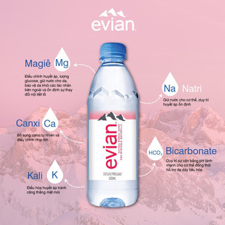 Nước Khoáng Evian Chai Nhựa (500ml)