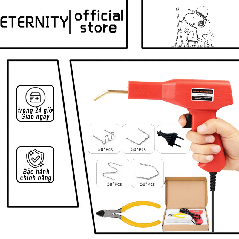 Hiện vật hàn/Súng hàn 220V Máy hàn Bộ dụng cụ sửa chữa cản sắt bằng nhựa Sửa chữa ô tô Súng hàn sửa chữa bội thu