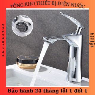 Vòi rửa mặt lavabo nóng lạnh cao cấp tay gạt lá liễu tinh tế sang trong SNL46 tặng kèm đôi dây cấp nước inox