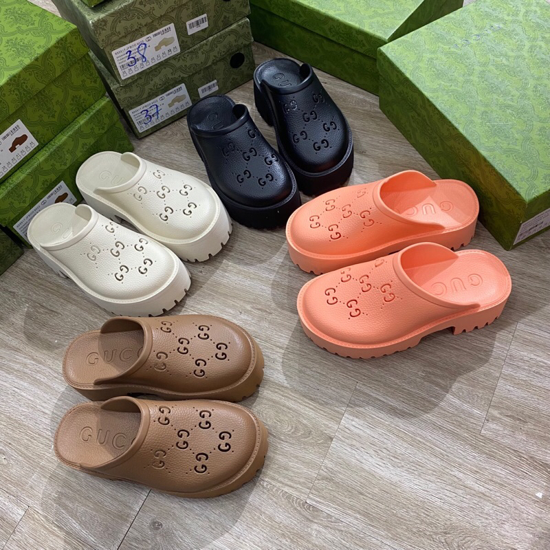 Sục Thể Thao Gucci Độn Đế 7cm, Sục Thời Trang Hack Chiều Cao Siêu Hot 2023