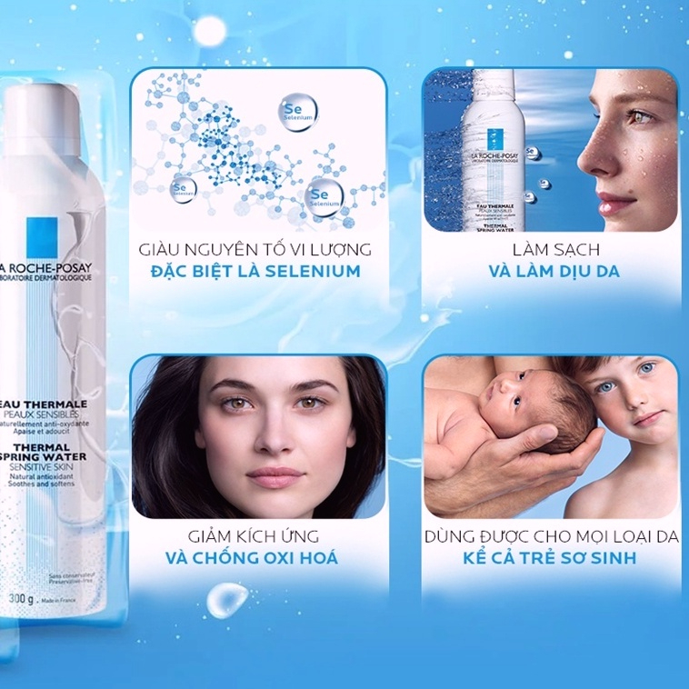 Xịt Khoáng Làm Dịu Và Bảo Vệ Da La RochePosay Thermal Spring Water 300ml 🎁🎁 | BigBuy360 - bigbuy360.vn