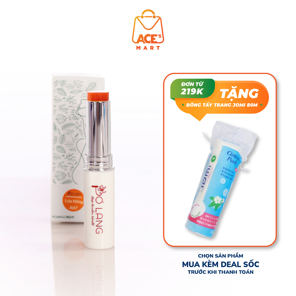 Son dưỡng trái gấc Pơ Lang ban đêm làm hồng môi 3.5gr