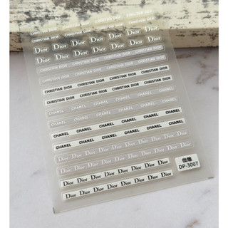 Sticker lụa 5d mẫu hoa cao cấp  dán móng tay nail