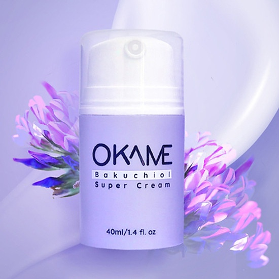 Kem dưỡng chống lão hóa săn chắc da Okame Bakuchiol Super Cream 40ml tăng sinh collagen cho da