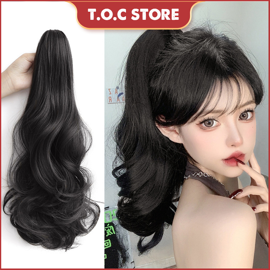 Tóc Ngoặm Đuôi ngựa cặp cao- Tóc đuôi ngựa