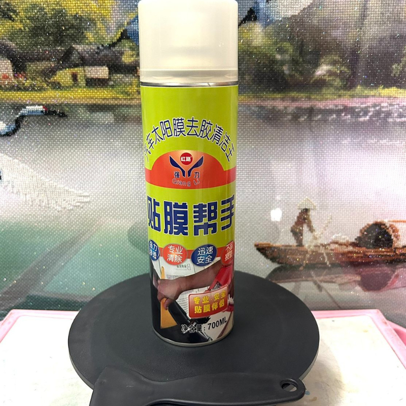 Dung dịch tẩy keo film cách nhiệt cho ô tô xe hơi hương chanh dung tích chai 500ml và bình xịt 700ml