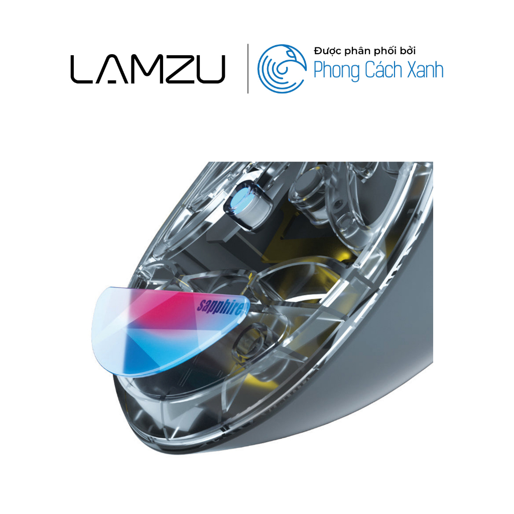 Feet chuột Sapphire thay thế dành riêng cho chuột Lamzu Atlantis OG V1 - Hàng Chính Hãng