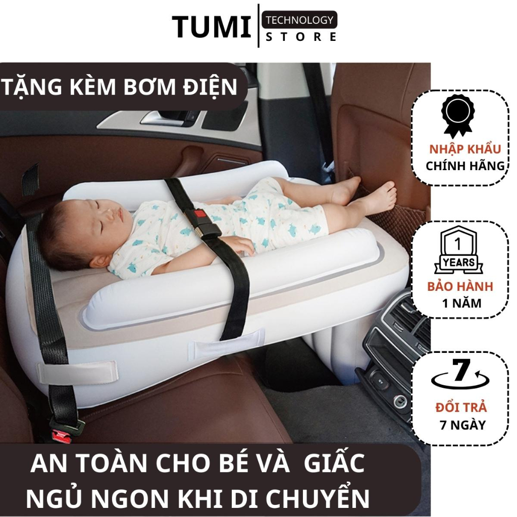 Đệm ô tô cho trẻ em cao cấp,giường hơi ô tô cho bé nằm ghế sau,giường ô tô em bé,nệm ô tô cho trẻ em cao cấp