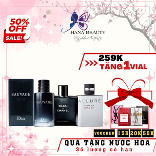 Nước hoa dior sauvage, nước hoa nam dior sauvage 100ml, nước hoa nam chính hãng