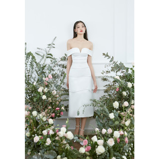 Váy trễ vai dự tiệc dáng dài sang trọng Pearl Dress -  LE SOLEIL