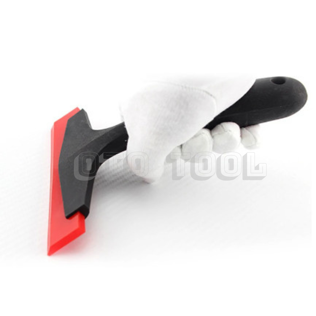Gạt nước cao su đỏ đẩy nước Film cách nhiệt kính xe ô tô OTO TOOL