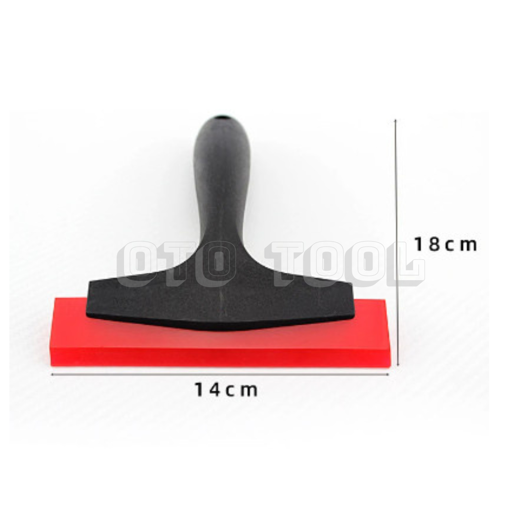Gạt nước cao su đỏ đẩy nước Film cách nhiệt kính xe ô tô OTO TOOL