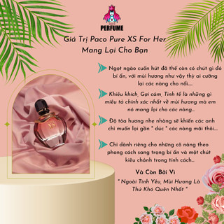 [Chính Hãng] Nước Hoa Nữ 𝗣𝘂𝗿𝗲 𝗫𝗦_Dung Tích 2/5/10ml