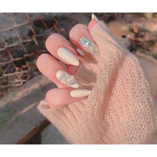Nailbox thiết kế ChangNails lấp lánh charm gấu