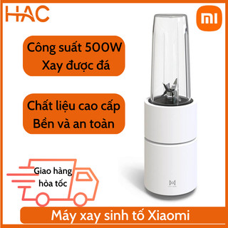  Máy Xay Sinh Tố Xiaomi  500ml Công suất 350w Xay được đá Tặng nắp cốc Chất liệu an toàn Hàng chính han Bảo hành 12T 