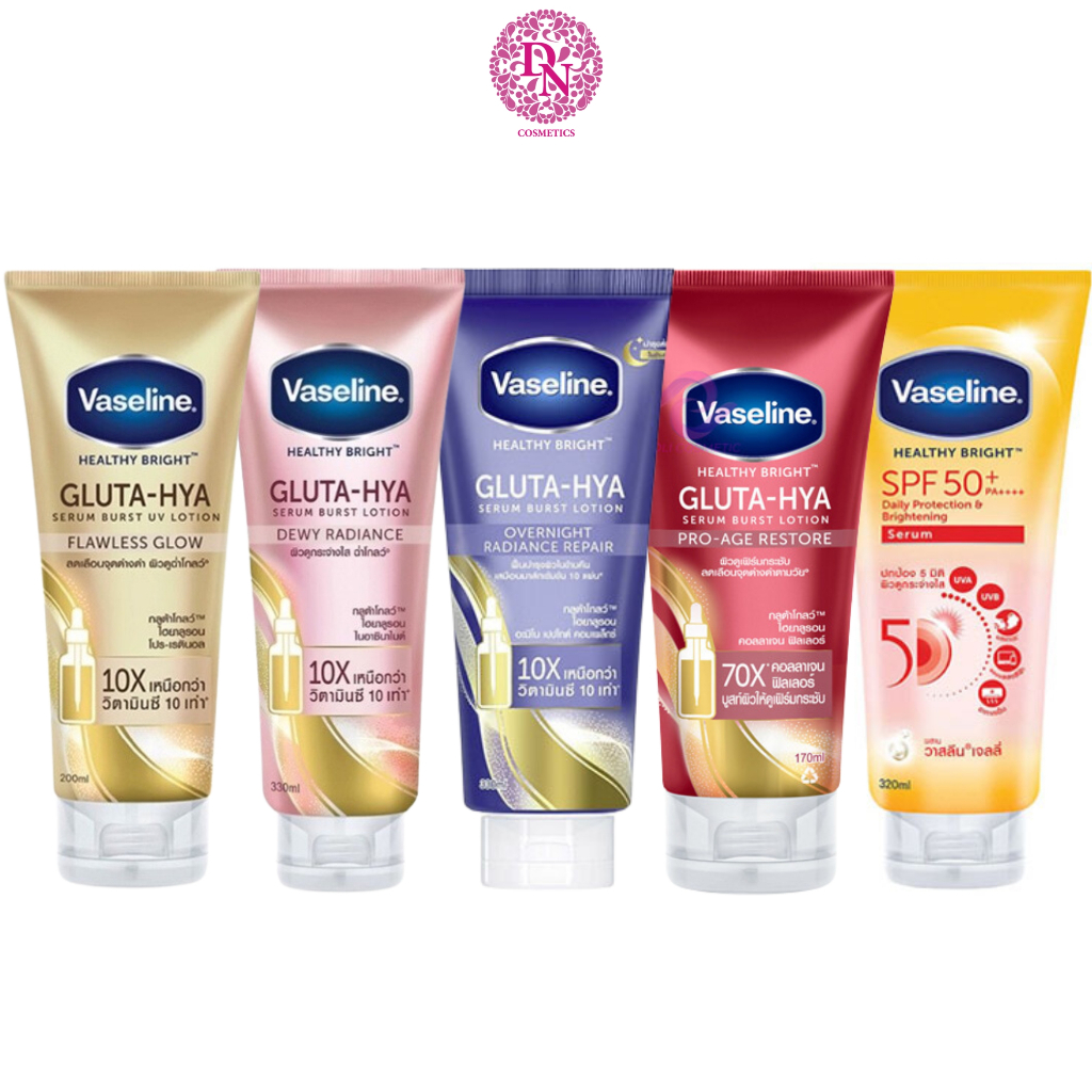 Dưỡng thể Vaseline Healthy Bright Gluta Hya Serum Burst Lotion 10X 300ml