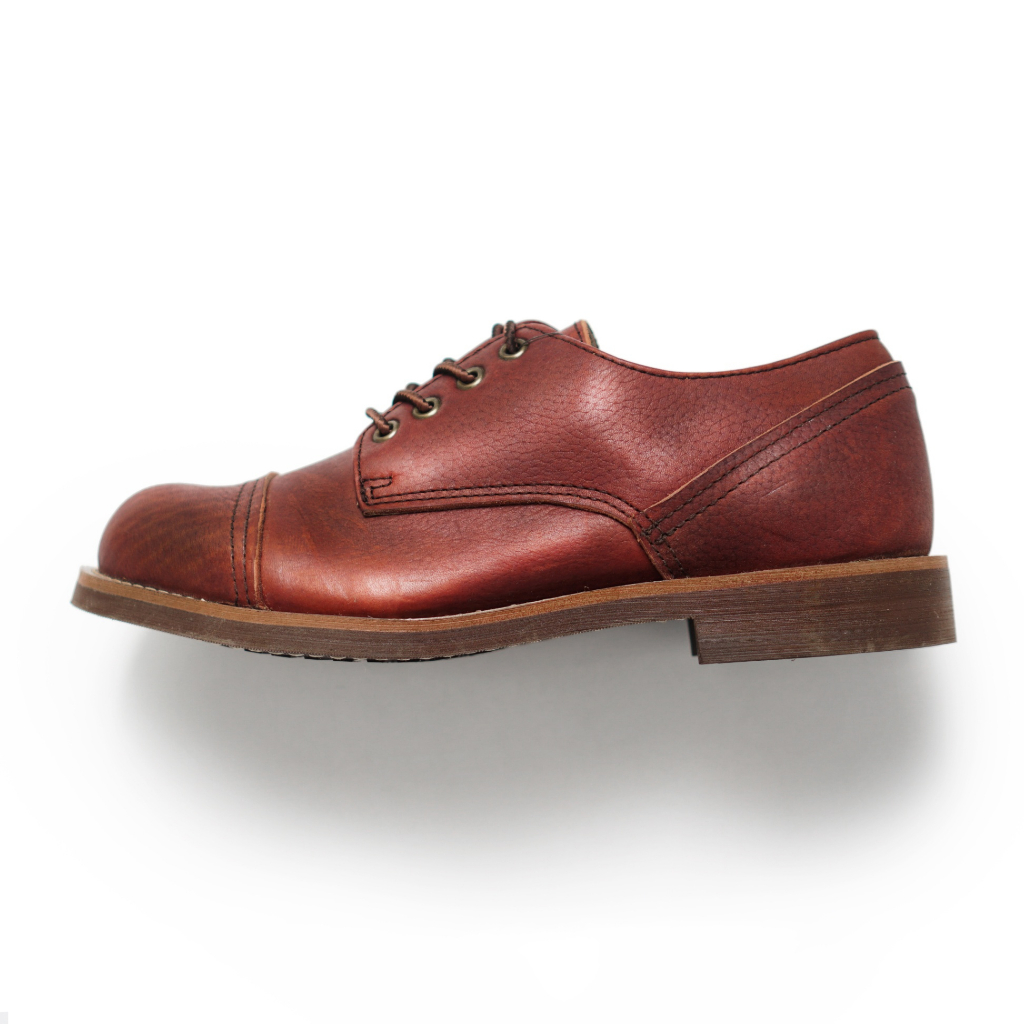 Giày da nam màu nâu REDWING TRENCH, giày da bò thật TONKIN