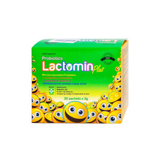 MEN VI SINH PROBIOTICS LACTOMIN PLUS (HỘP 30 GÓI X 3G)