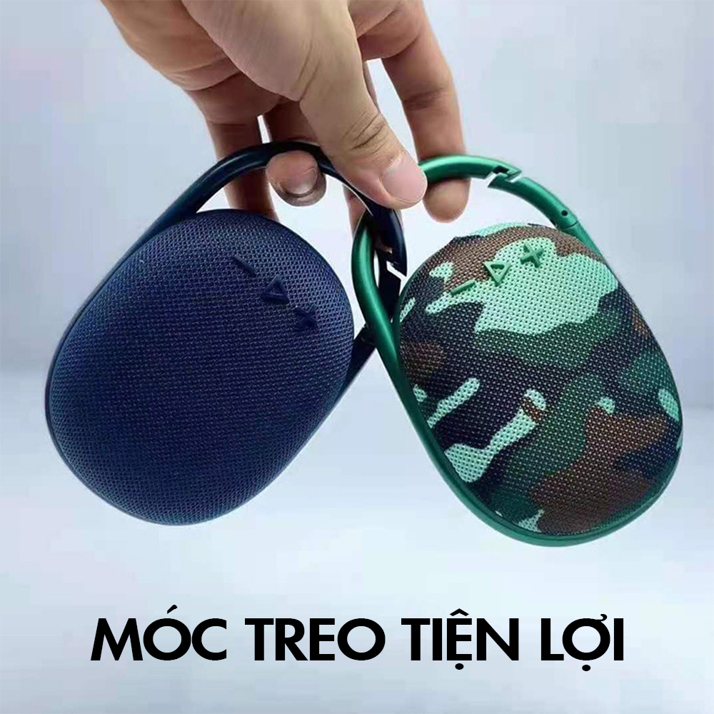 Loa Bluetooth Dã Ngoại Clip 4- Có Móc Treo Tiện Dụng - Hỗ trợ Thẻ Nhớ/USB