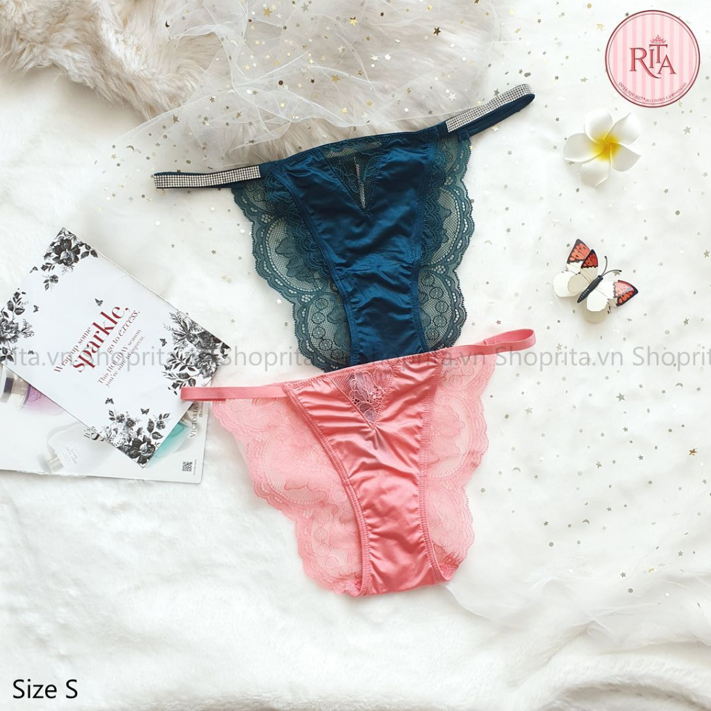 SIZE S 91 - 96CM ( Spanty Cao Cấp Nửa Mông ) Quần lót Victoria's Secret chính hãng , săn sale giá rẻ