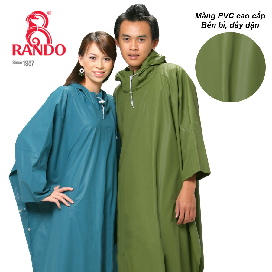 Áo Mưa Cổ Rùa Cao Cấp 0.23 Chính Hãng Rando