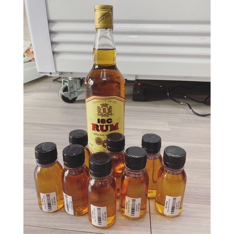 Hương Rum ISC chai 100ml ( tách lẻ từ chai 700ml)