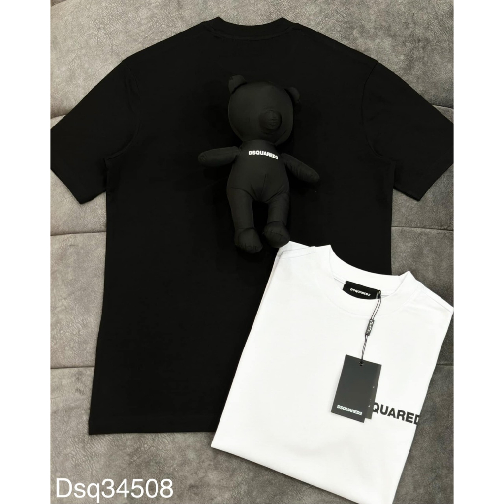 Áo Phông DSQ Nam Nữ 100% Cotton Cao Cấp Tag Mag Gấu Siêu To