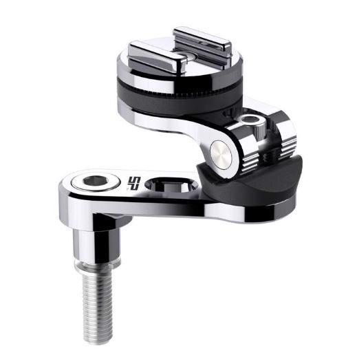 Ngàm Gắn điện thoại  SP Connect Barclamp-Pro, Chrome cho Moto, xe máy, cố định và chống rung  - Hàng