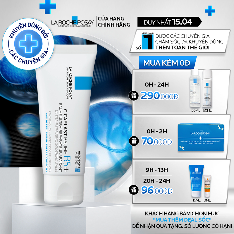 Kem dưỡng phục hồi đa công dụng và làm dịu da La Roche-Posay Cicaplast Baume B5+ 40ml