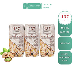 Sữa HẠT DẺ CƯỜI nguyên chất  - Lốc 3 hộp 180ml