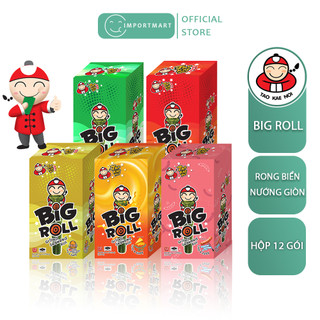 Rong Biển Cuộn Tròn Big Roll Taokaenoi  - Hộp 12 gói