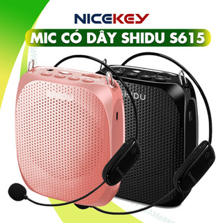 Máy Trợ Giảng SHIDU SD-S615 Không Dây Sóng UHF, Có Dây, Âm lượng lớn 10W, Bảo hành 12 Tháng