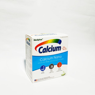 Viên Uống Bổ Sung Canxi  Liquid Calcium +D3 - Bổ Sung Canxi Nano Và D3 Cho Mọi Đối Tượng - Hộp 100 Viên
