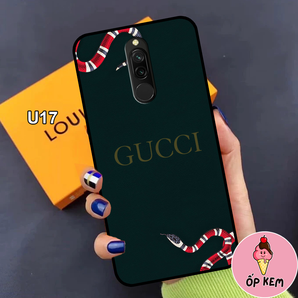 Ốp Xiaomi Redmi 8 In Hình Họa tiết thương hiệu cực hot