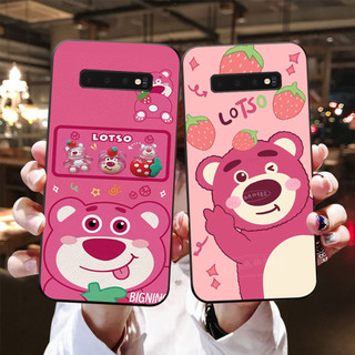 Ốp lưng samsung s10 / ss s10 5g / ss s10 plus / ss s10+/ss s10e in hình gấu dâu siêu cute,dễ thương