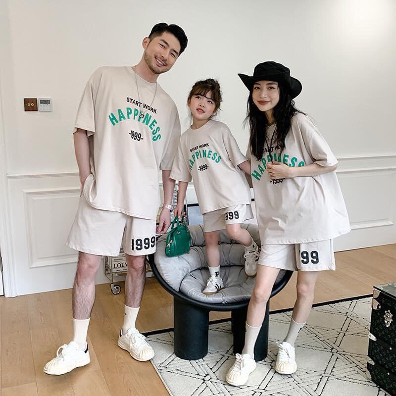 BỘ đÙI ĐÔI SỐ 1999 MÀU BE CHO MẸ VÀ BÉ