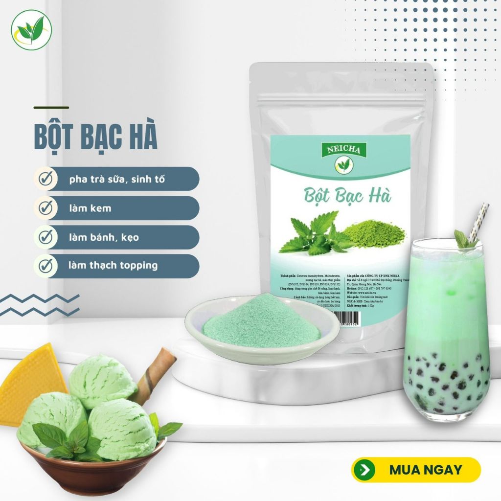 Bột hương vị bạc hà(1kg)