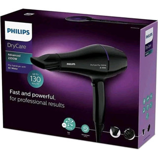 [Hà Hàng Đức] Máy sấy tóc Philips BHD274/00, màu đen viền tím