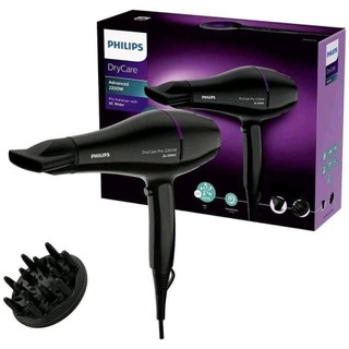 [Hà Hàng Đức] Máy sấy tóc Philips BHD274/00, màu đen viền tím