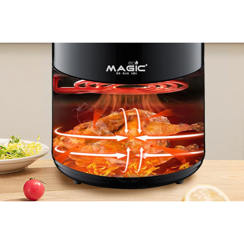 Thanh lý Nồi Chiên Không Dầu Kết Hợp Hấp Magic Eco S05 – 5 Lít - TÌNH TRẠNG SP 95%