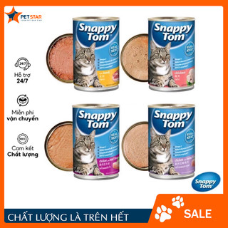 Pate snappy tom 400g pate mèo snappy tom đủ vị cho mèo trưởng thành lon 400g