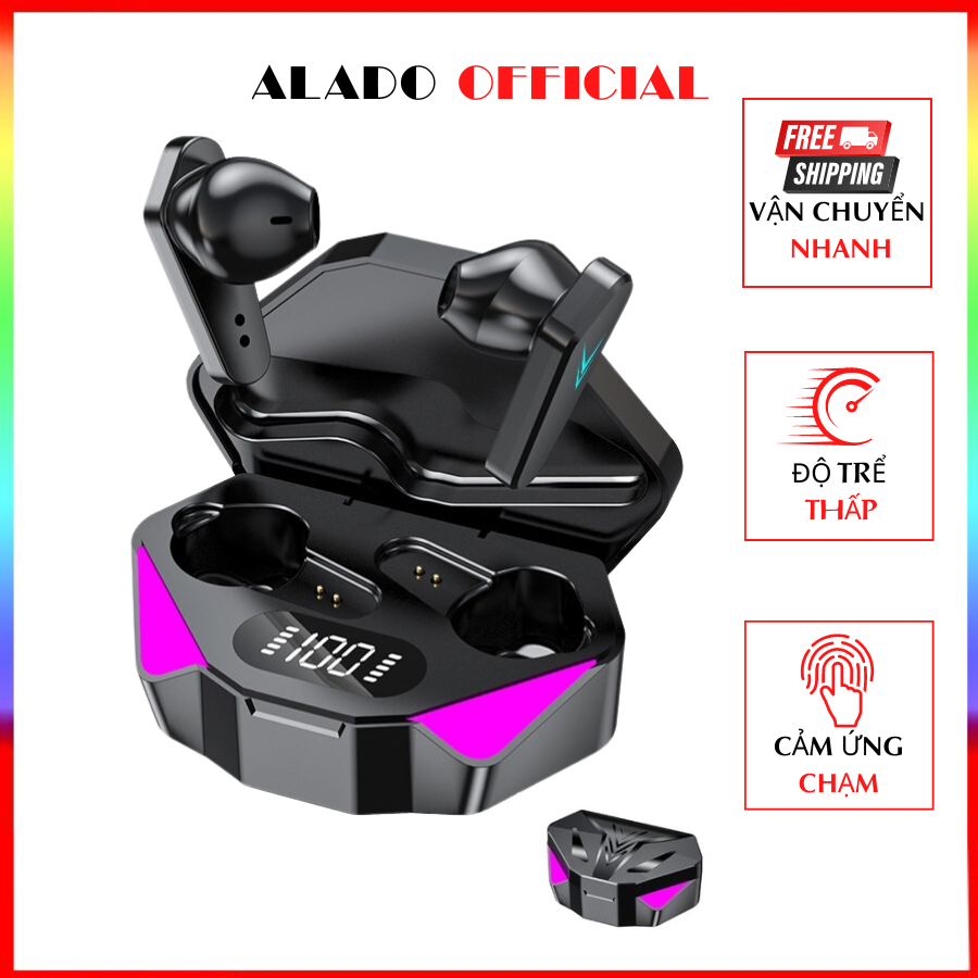 Tai Nghe Không Dây Bluetooth Thể Thao X15 TWS 5.0 Nghe Nhạc, Chơi Game Độ Trể Thấp - X15