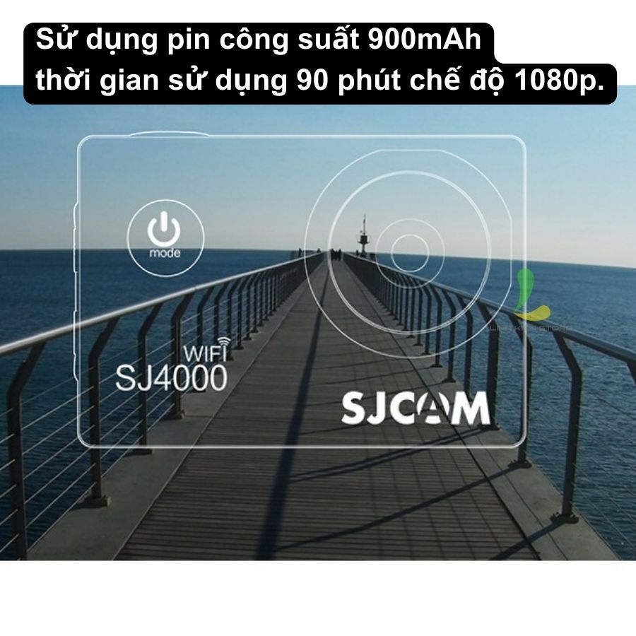 Camera hành trình HOSAN SJ4000 Wifi - Máy quay hành động phiên bản mới dung lượng pin cao 90 phút