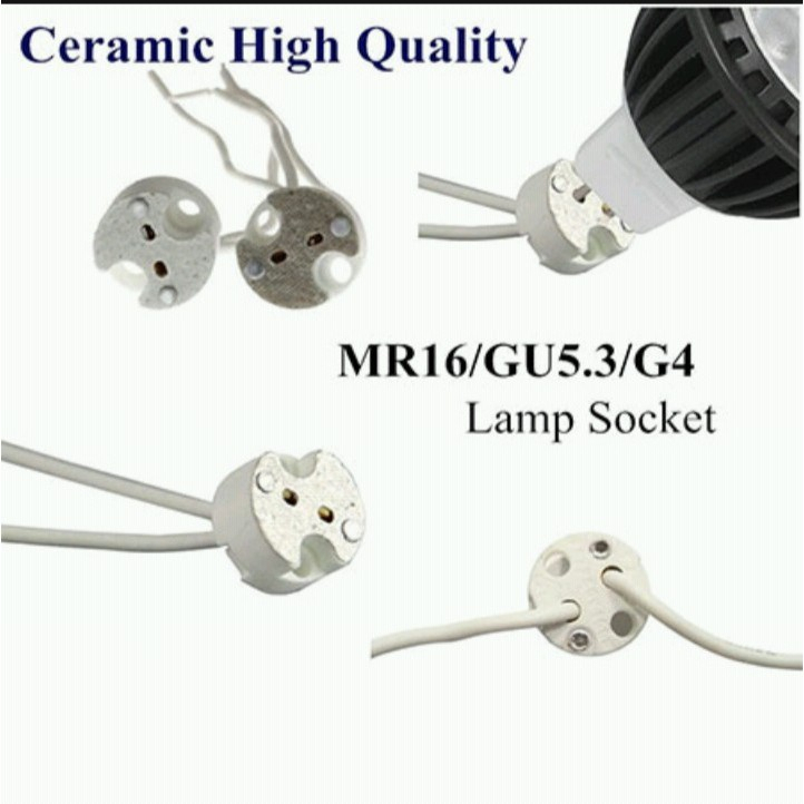 Đui đèn chân ghim mắt ếch dùng cho bóng chân ghim G4, MR16, GU5.3.