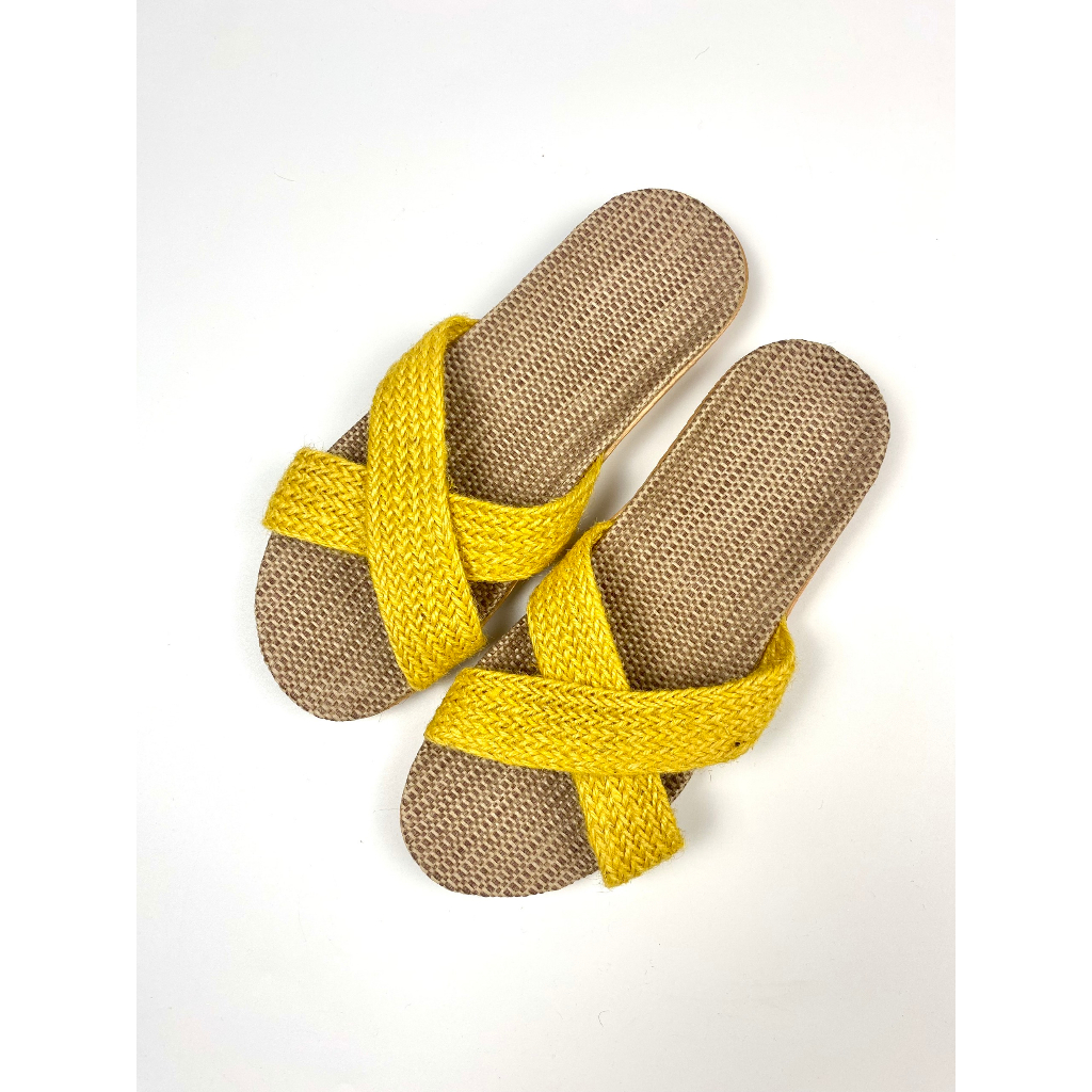 Dép Cói JOLII.SG Quai Trơn Ngang, Êm - Nhẹ - Phù Hợp Mang Đi biển - Văn phòng - Mang trong nhà