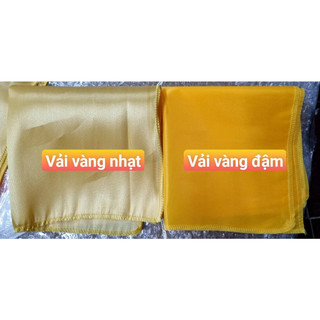 Vải vàng lót hộp yến