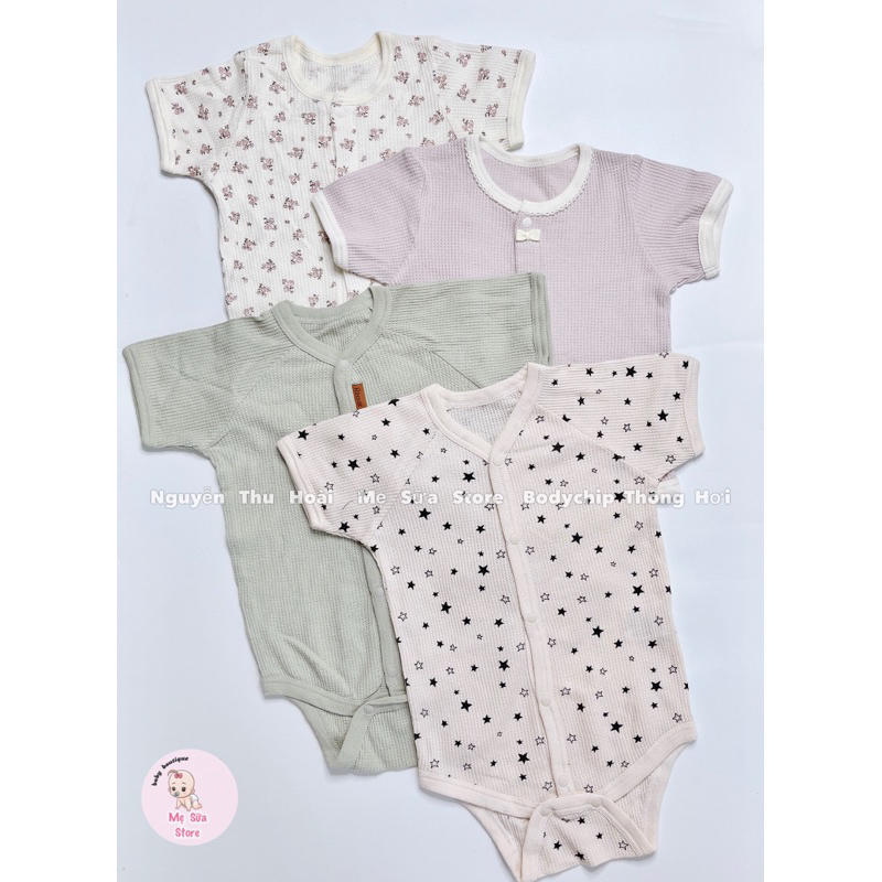 Bodychip sát nách, hai dây thông hơi thoáng khí cho bé trai bé gái