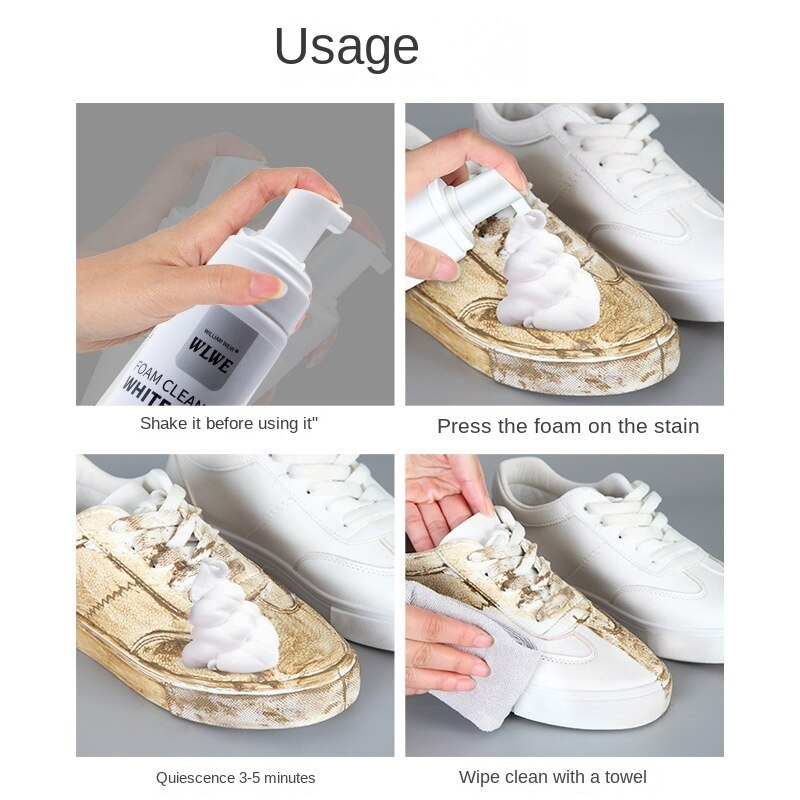 Kem vệ sinh tẩy sạch giày trắng ba lô đồ vải hiệu quả 70027