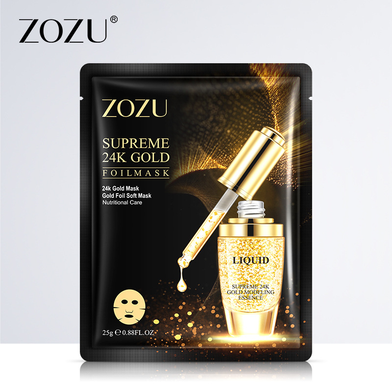 ZOZU Mặt Nạ Dưỡng Da Tinh Chất 24K Gold ZOZU Dưỡng Ẩm, Dưỡng Trắng, Săn Chắc, Đẹp Da 25g