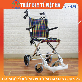 Xe lăn du lịch xách tay lucass x12, siêu nhẹ nhỏ gọn - xe lăn cho người khuyết tật, người già